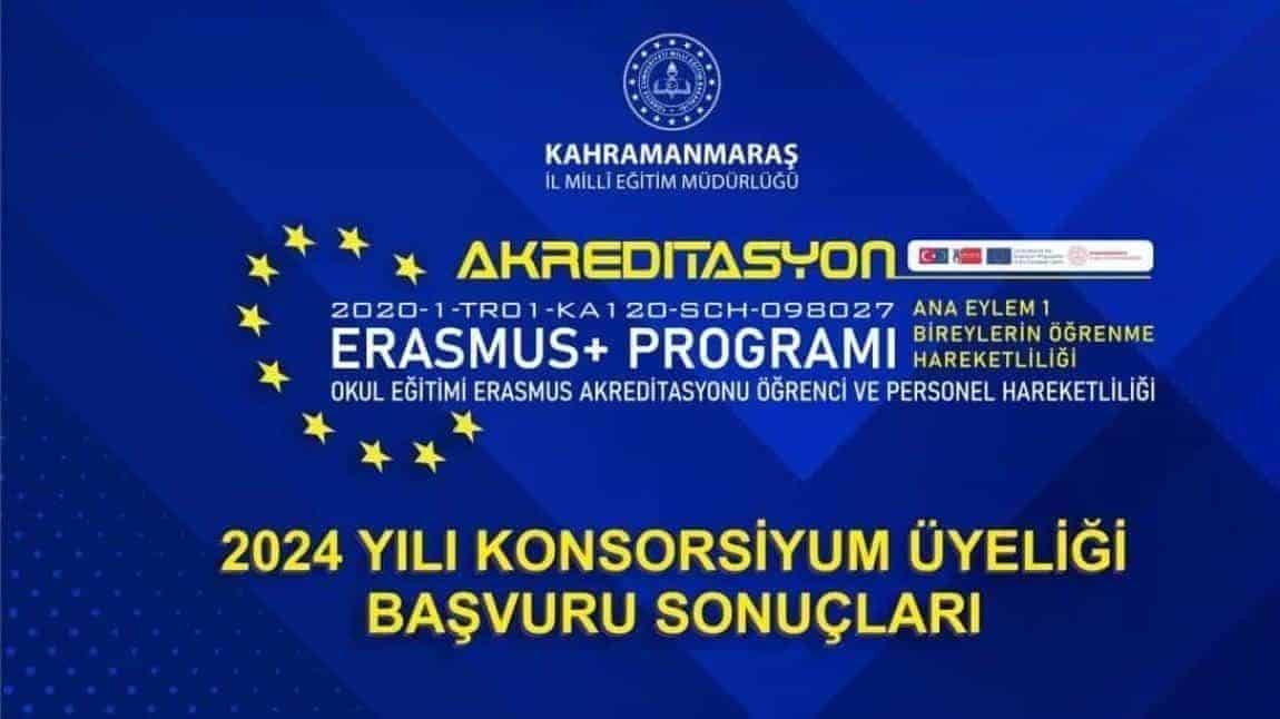 ERASMUS+ Akreditasyon konsorsiyum üyeliği başvurumuz kabul edildi.